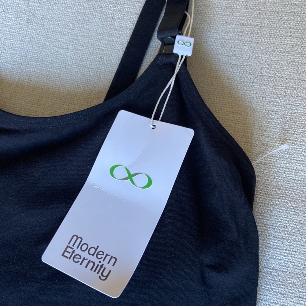 NWT black Hannah Yoga Nursing Tank by Modern Eternity, size S. - Picture 8 of 13